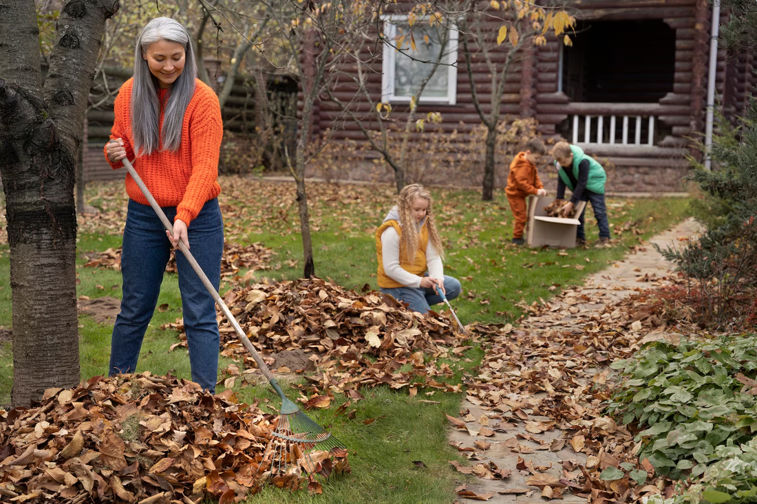 kids doing outdoor cleanup guide